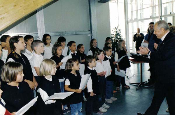 2002. Inaugurazione Funivia con Ciampi
